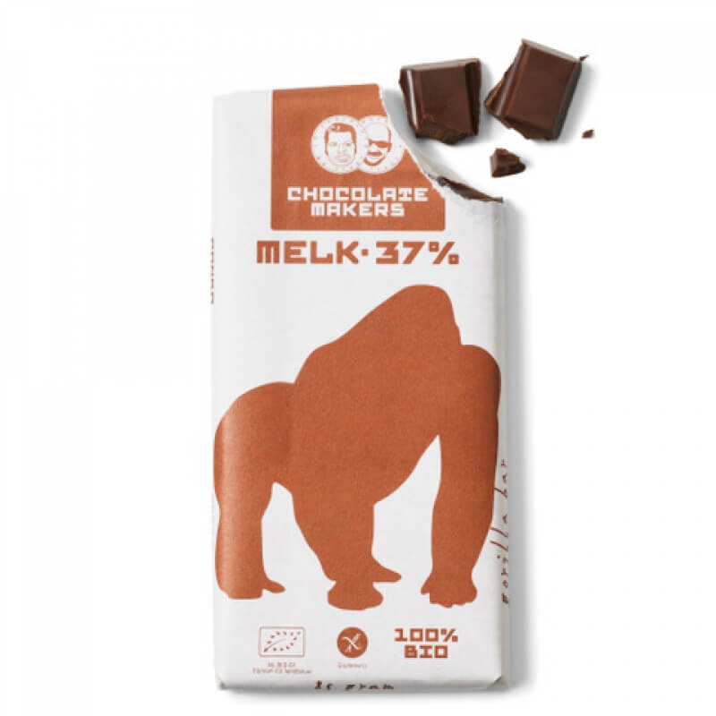 ChocolateMakers gorilla melk stukje
