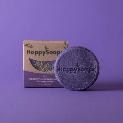 HappySoaps shampoo bar Purple Rain