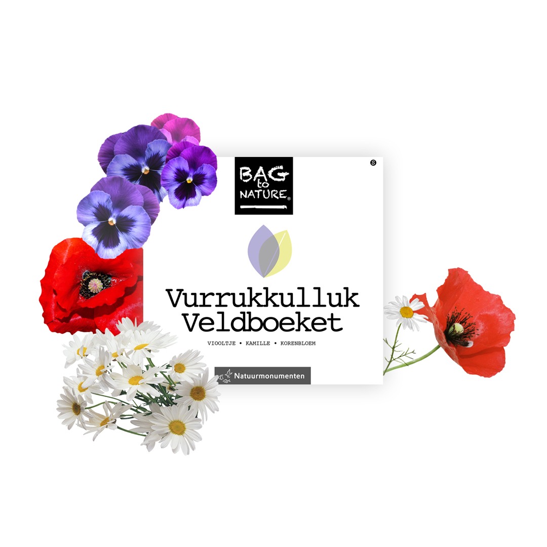 Bag to nature Vurrukkulluk Veldboeket eetbare bloemen van Seedforfood