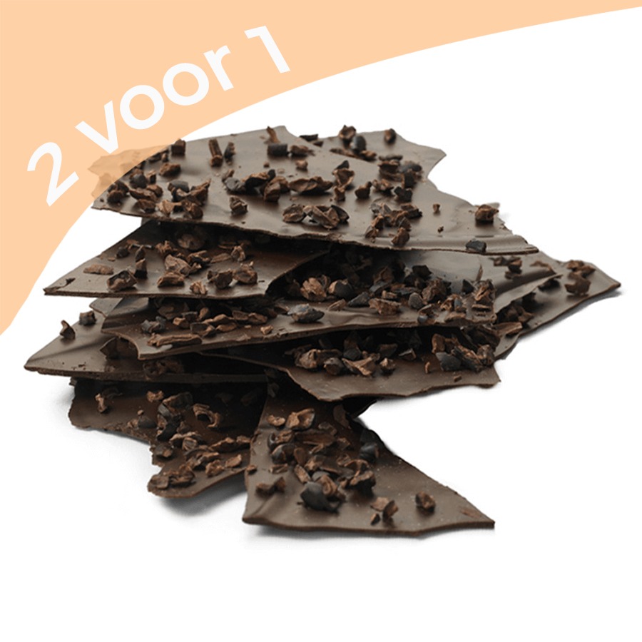 bio chocolade zeiltjes chocolatemakers puur op een rijtje