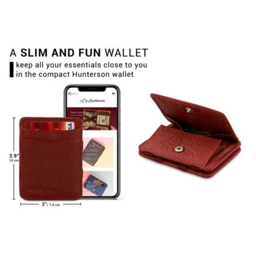 hunterson magic wallet vegan