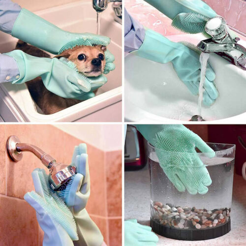 EasyEco-Siliconen-Handschoenen-Multifunctioneel-Ecofriendly-Schoonmaken-Afwassen-Poetsen-Afwas