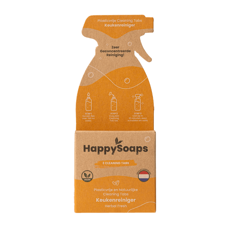 happy soaps keukenreiniger in verpakking