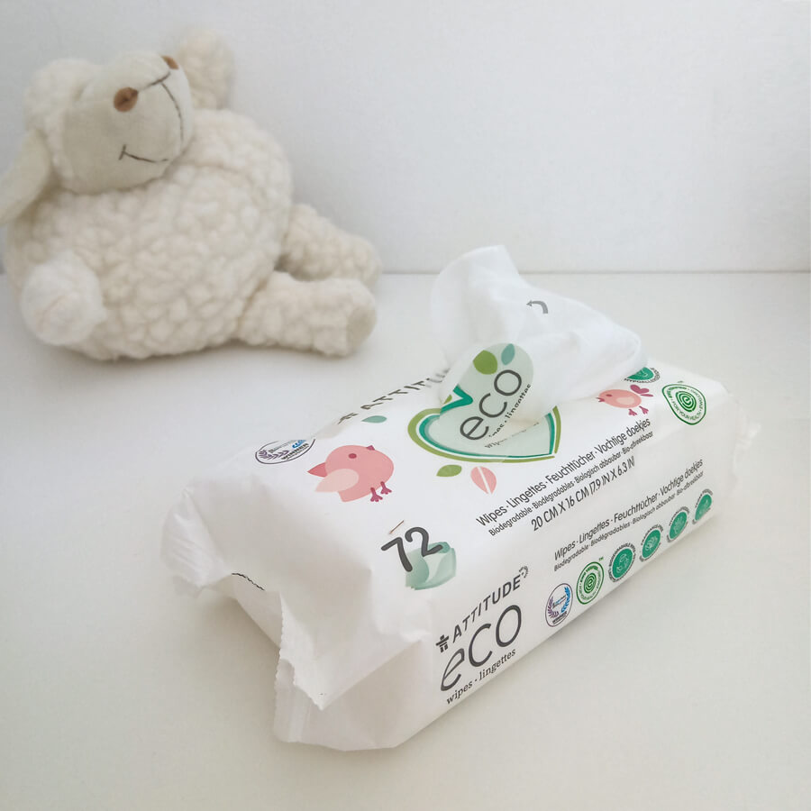 attitude eco biologisch afbreekbare babydoekjes