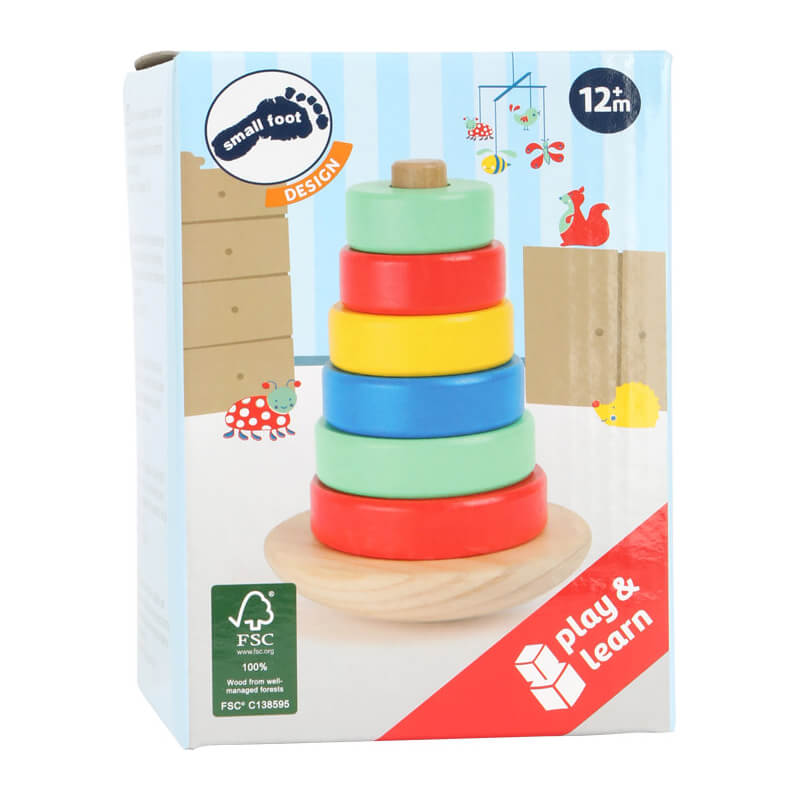 small foot stapeltoren FSC hout
