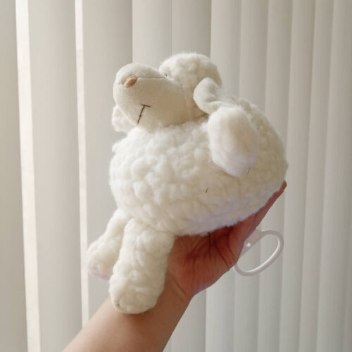 woolin speeldoosje van biologisch wol schaap