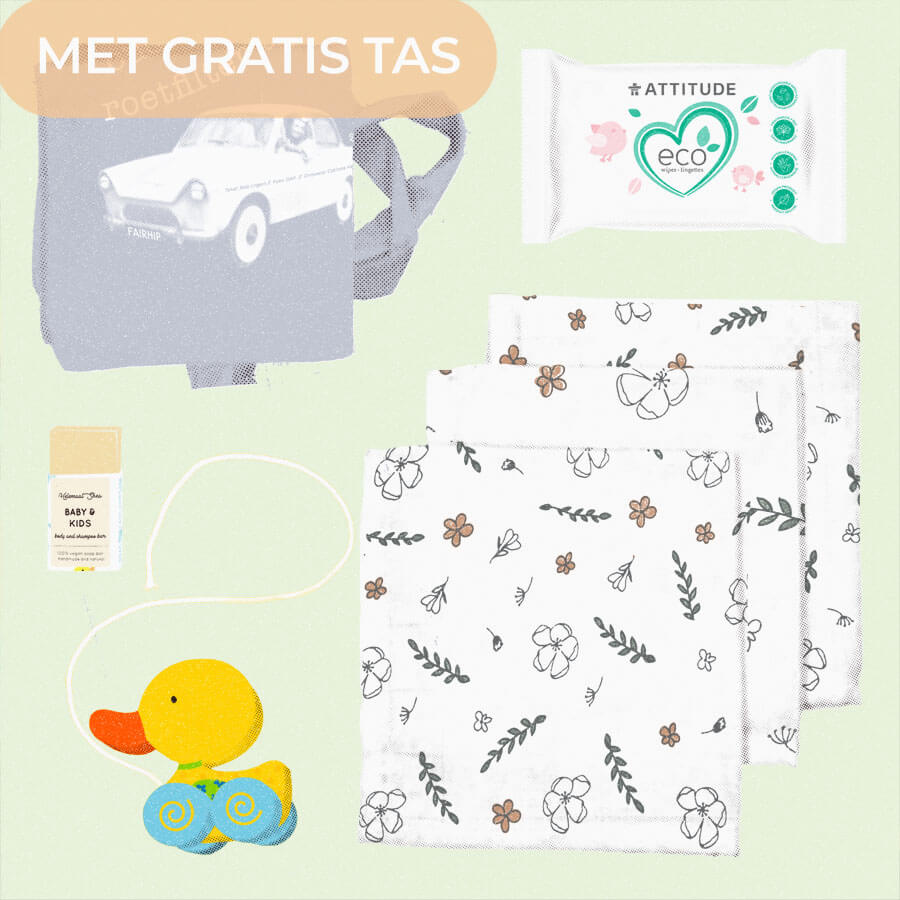 nice nice baby; duurzaam baby cadeau pakket