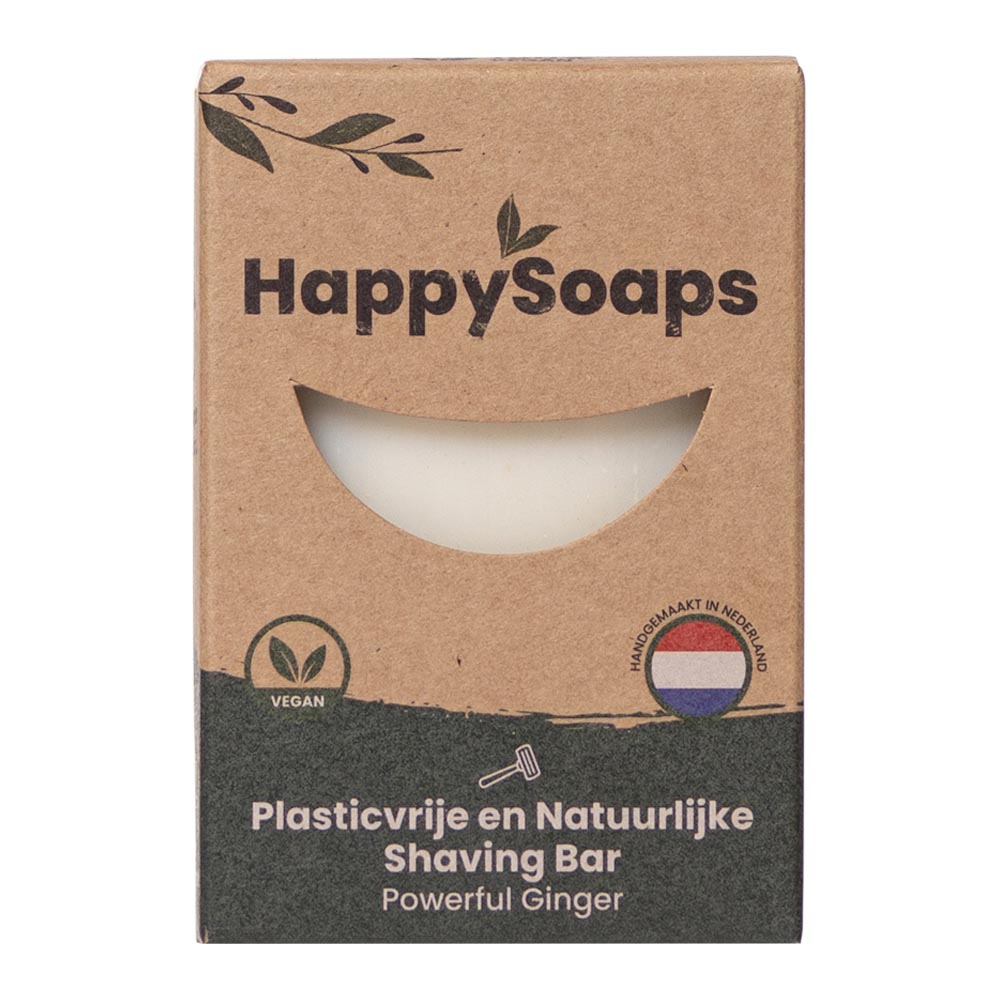 happy soaps shaving bar ginger