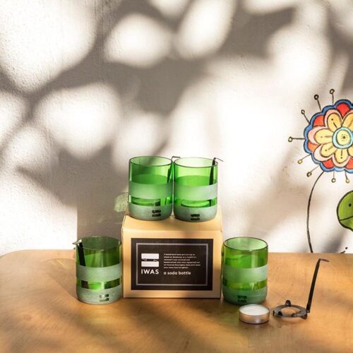 IWAS geupcyclede theelichthouders