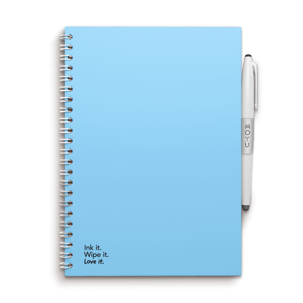 moyu steenpapieren notitieboek A5 hemelsblauw