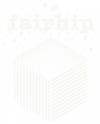 LOGO FAIRHIP wit transparant fairhip webshop voor duurzame cadeau pakketten en groene producten